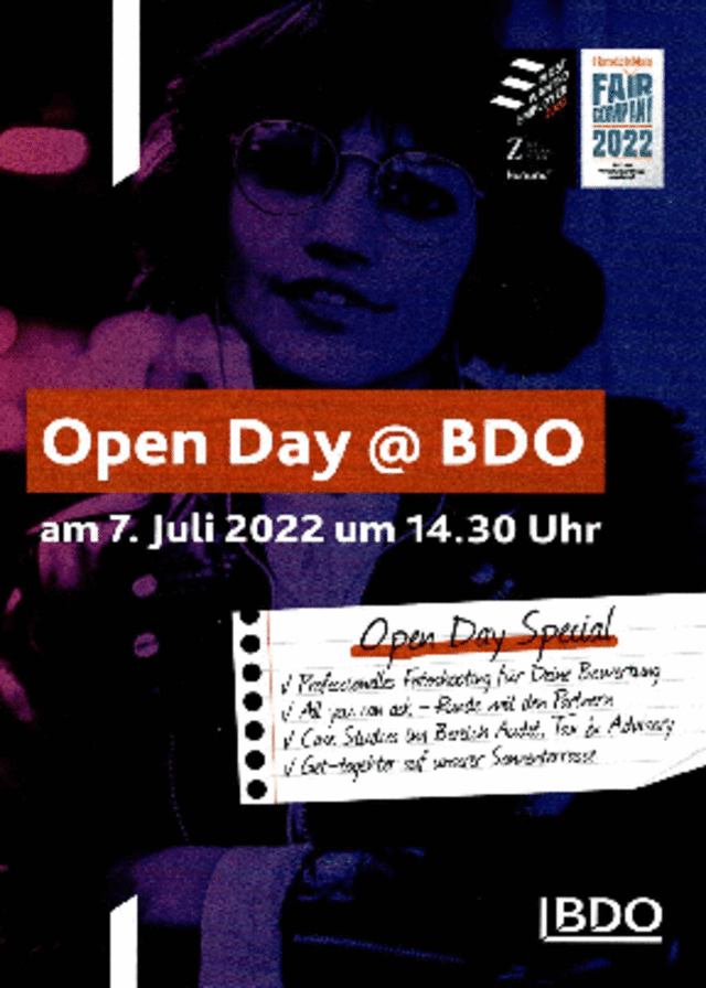 BDO: Open Day